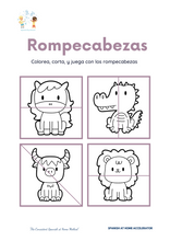 Load image into Gallery viewer, Spanish Activity book for ages 2-4 (105 pages)