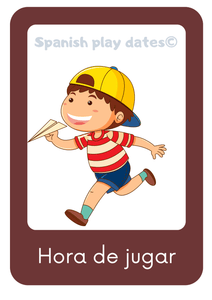 Action Verbs Flashcards for Children