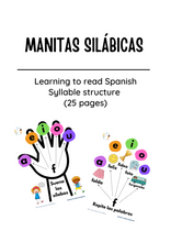 Load image into Gallery viewer, Manitas Silábicas - Learning to read in Spanish