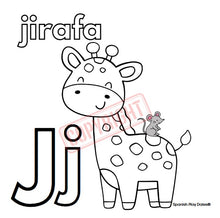 Load image into Gallery viewer, My First Spanish Alphabet Coloring Book - Mi Primer Libro para Colorear del Alfabeto en Español