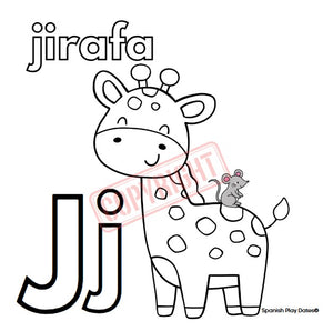 My First Spanish Alphabet Coloring Book - Mi Primer Libro para Colorear del Alfabeto en Español