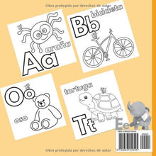 Load image into Gallery viewer, My First Spanish Alphabet Coloring Book - Mi Primer Libro para Colorear del Alfabeto en Español