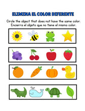 Load image into Gallery viewer, Preschool Spanish Pages - Páginas para Preescolares