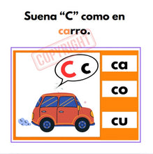 Load image into Gallery viewer, Spanish Syllable Awareness - Conciencia Silábica