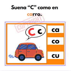 Spanish Syllable Awareness - Conciencia Silábica