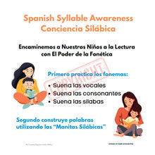 Load image into Gallery viewer, Spanish Syllable Awareness - Conciencia Silábica