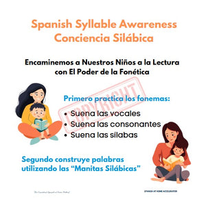 Spanish Syllable Awareness - Conciencia Silábica