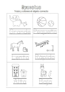 Spanish Activity Book for ages 3-5