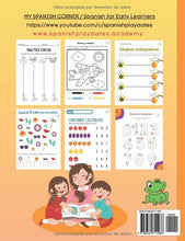 Load image into Gallery viewer, Spanish Activity Book for ages 3-5