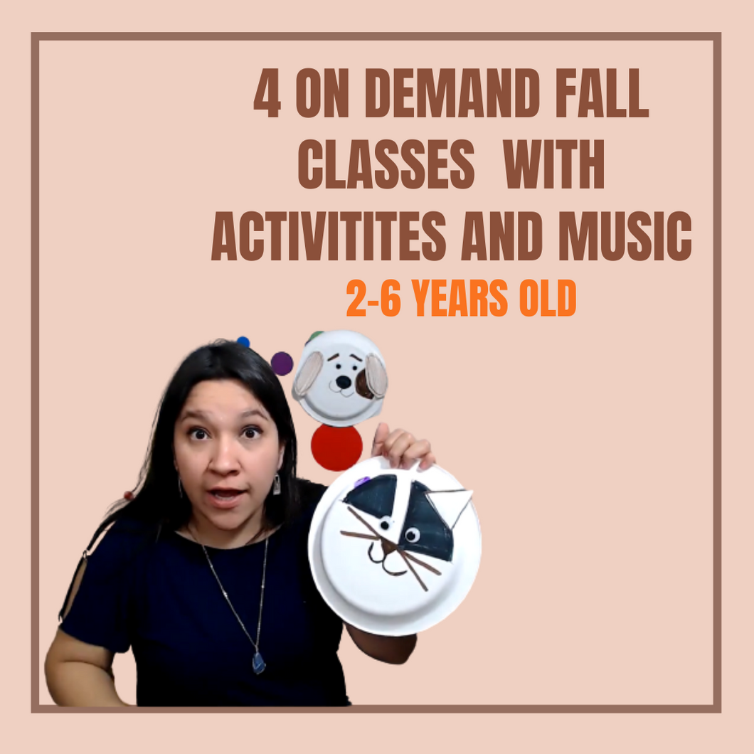 On Demand Classes for Preschoolers - FALL season