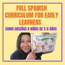 Load image into Gallery viewer, Complete Printable Program: My Spanish Corner for Early Learners
