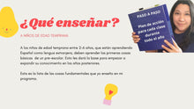 Load image into Gallery viewer, Complete Printable Program: My Spanish Corner for Early Learners