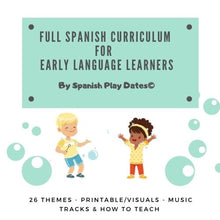 Load image into Gallery viewer, Complete Printable Program: My Spanish Corner for Early Learners